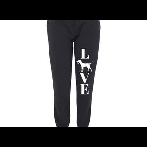 Animal love customized sweatpants.
